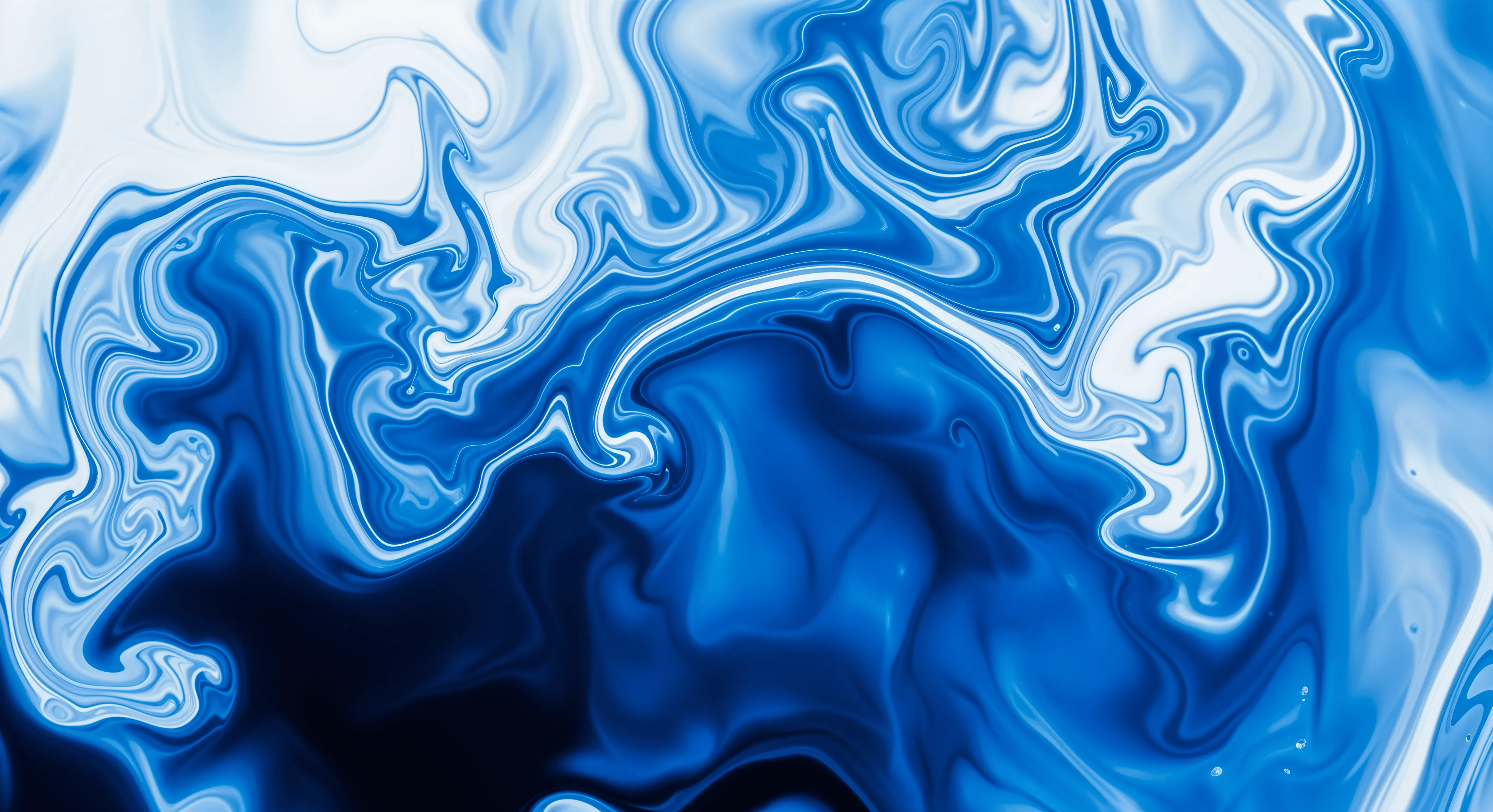 Oceanic Blue Swirl