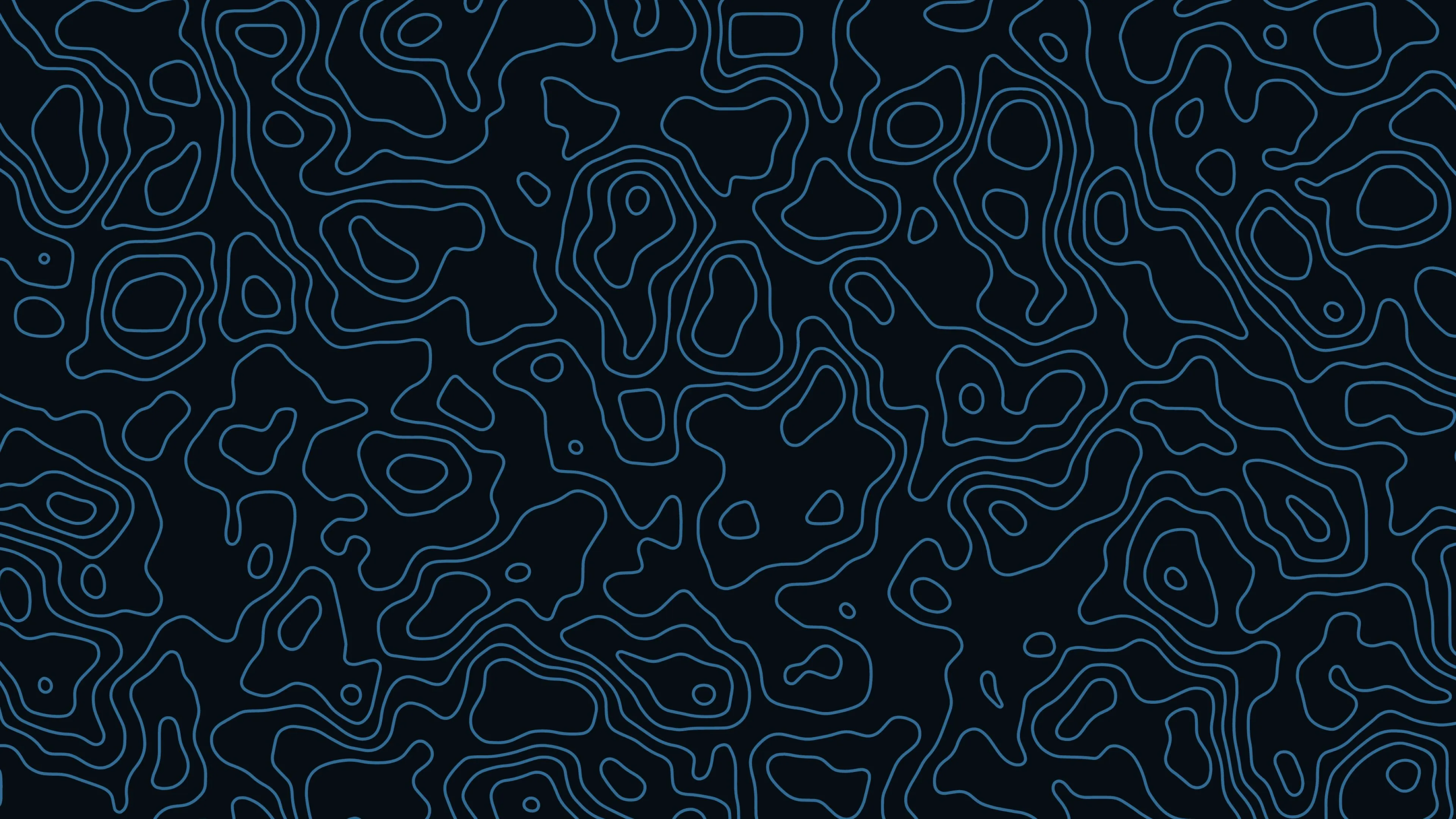 Topographic Minimalism in Dark Blue