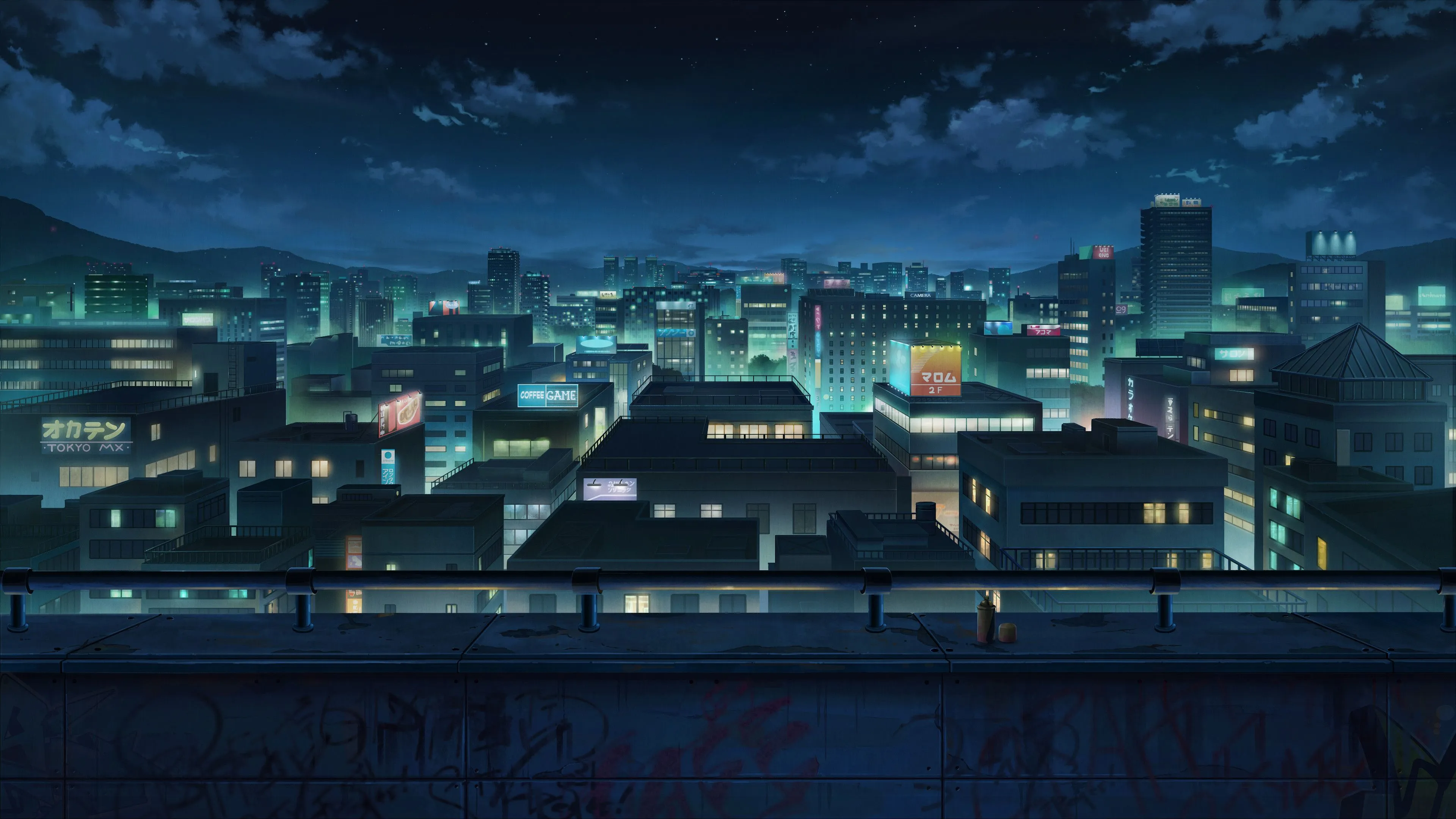 Tokyo Night Cityscape Anime Wallpaper, HD Artist Wallpaper, 4k Wallpaper, Image, Background, Photos and Picture