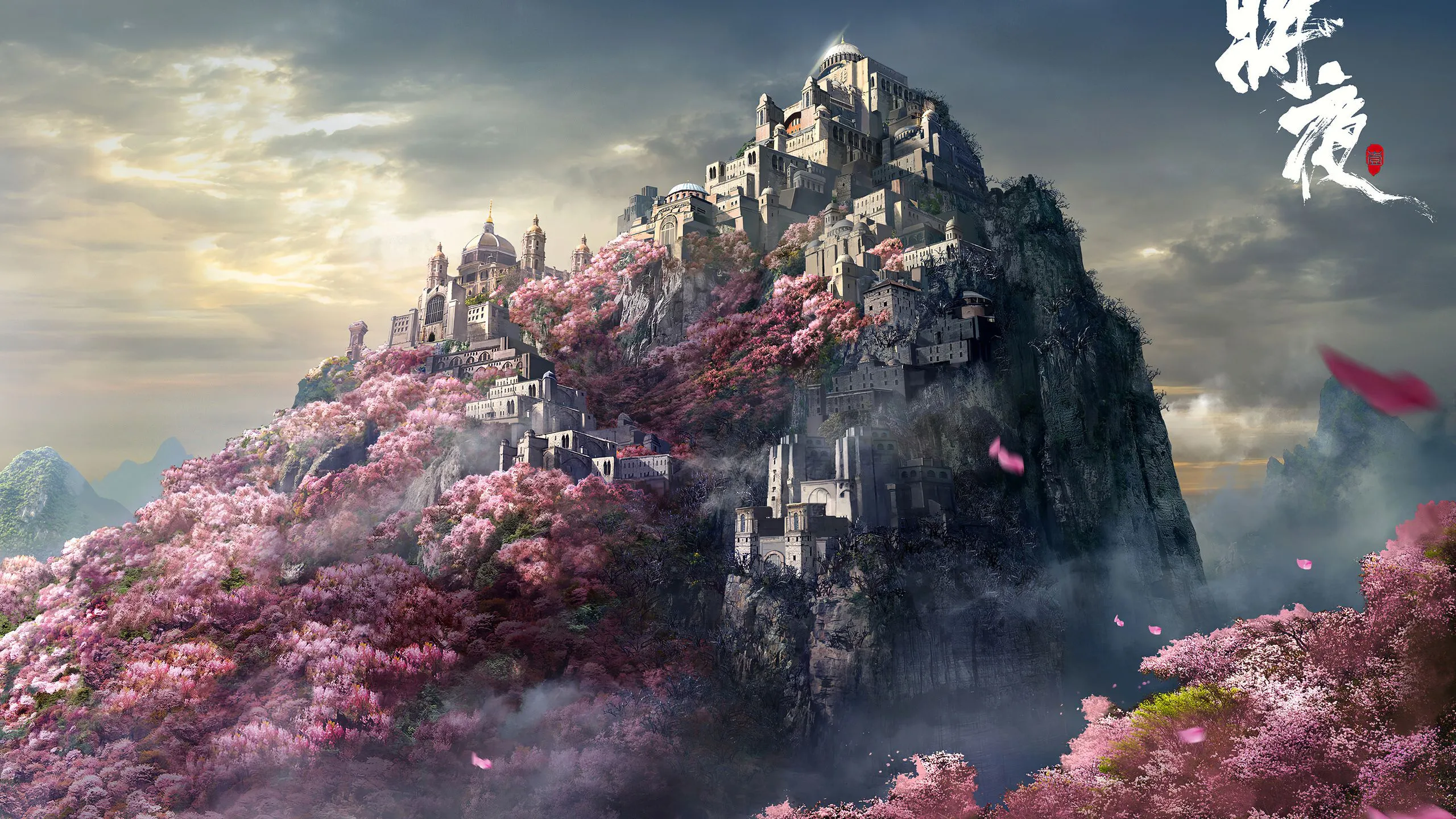 Mountain Castle Japan 4k 1440P Resolution , HD 4k Wallpaper Image, Background, Photos and Picture