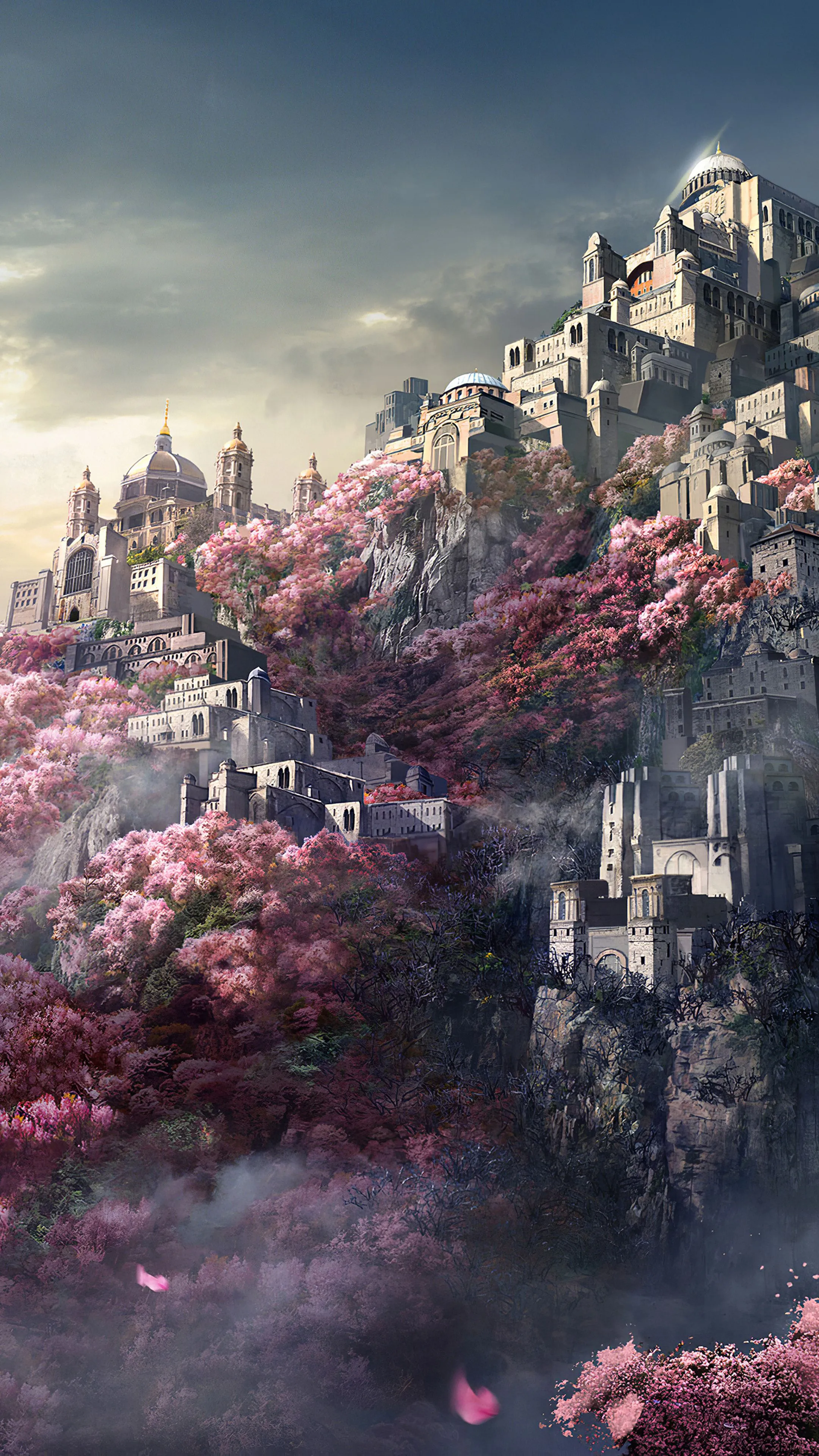 Mountain Castle Japan 4k Sony Xperia X, XZ, Z5 Premium , HD 4k Wallpaper, Image, Background, Photos and Picture