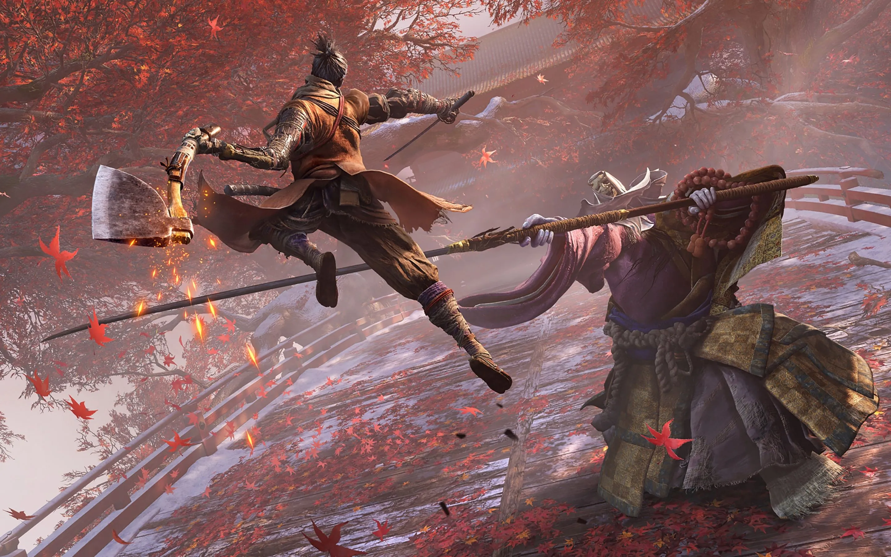 Sekiro: Shadows Die Twice Wallpaper 4K, Boss Fight, Gameplay