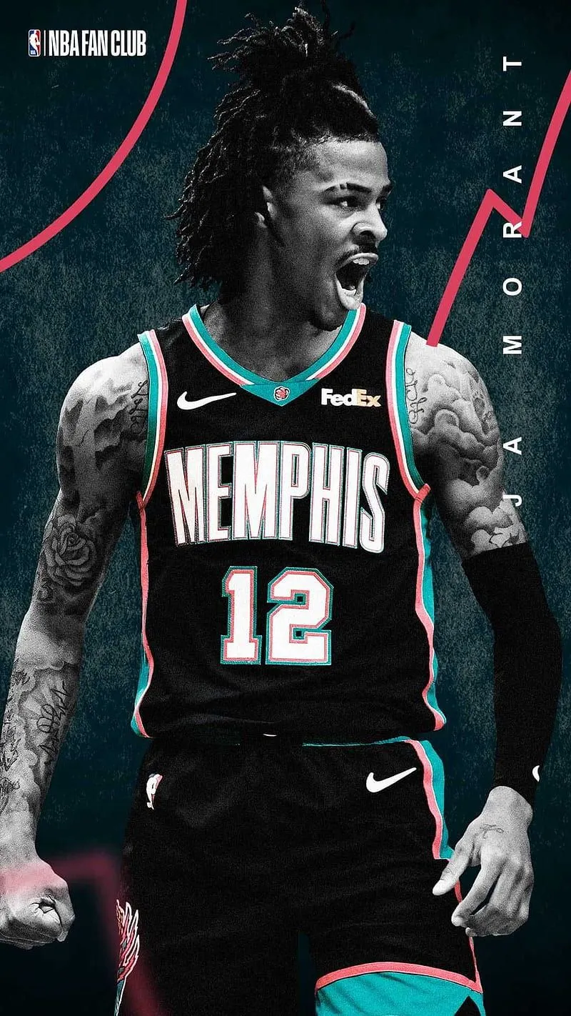Ja Morant Discover more cartoon, dunk, iphone, memphis grizzlies, morant cartoon in 2022. Cool basketball, HD phone wallpaper