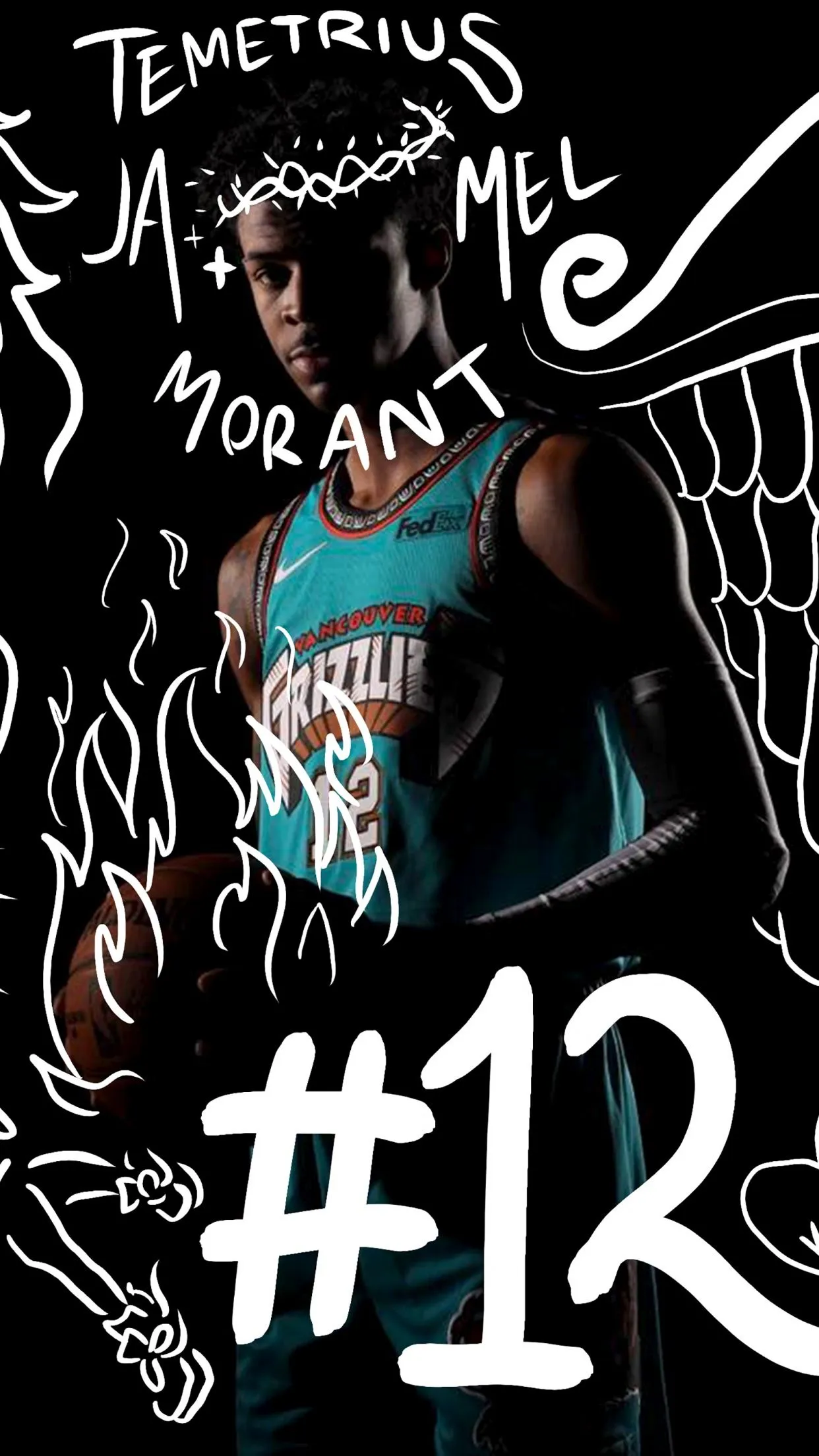 Ja Morant Wallpaper 4K, American basketball player, 5K