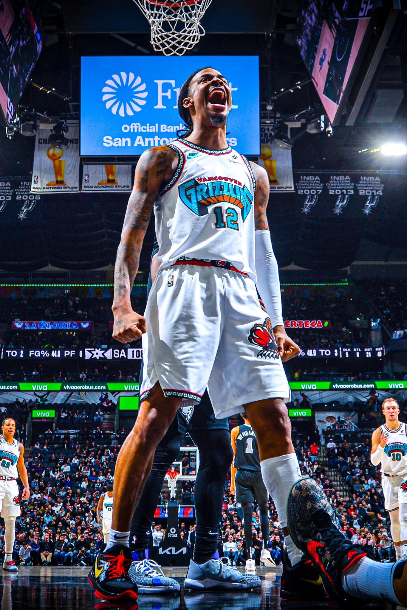 Ja Morant: Memorable Moments in Memphis Grizzlies Wallpaper