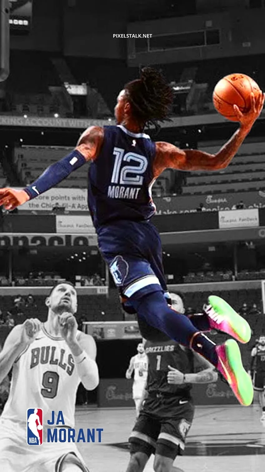 Ja morant dunk HD phone wallpaper