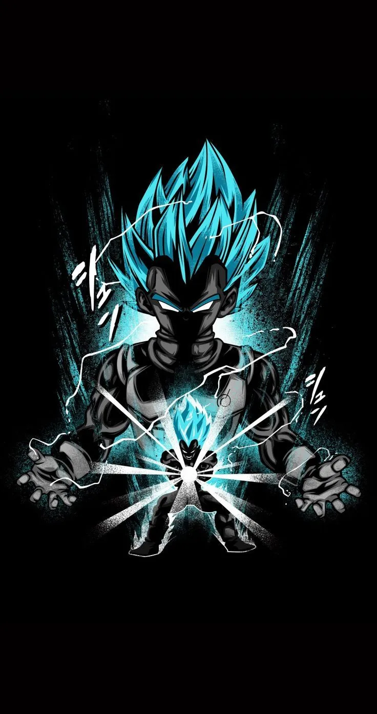 Vegeta Super Saiyan Blue HD Mobile Wallpaper