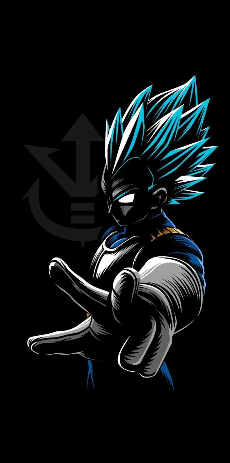 Vegeta Super Saiyan Blue HD Mobile Wallpaper