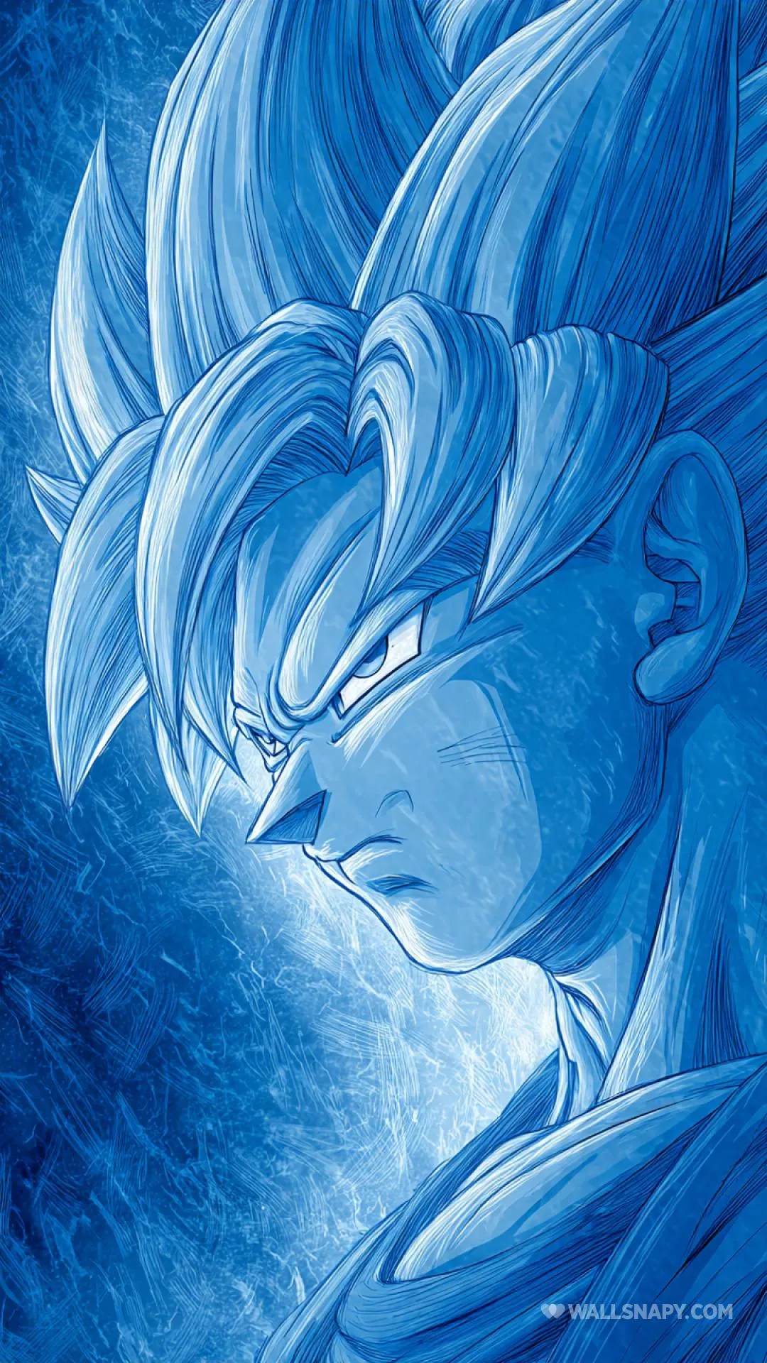 Super saiyan blue goku epic power anime wallpaper