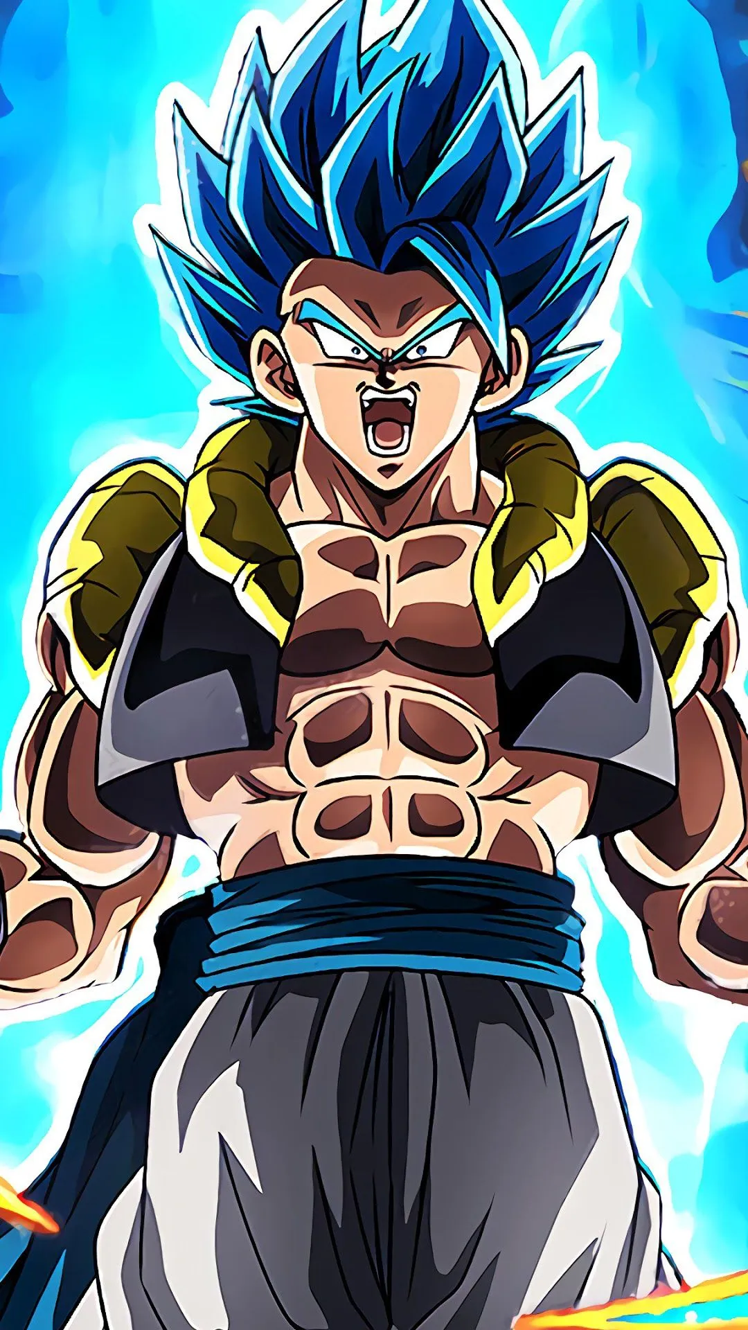 Gogeta Super Saiyan Blue Dragon Ball Super Broly HD Phone Wallpaper