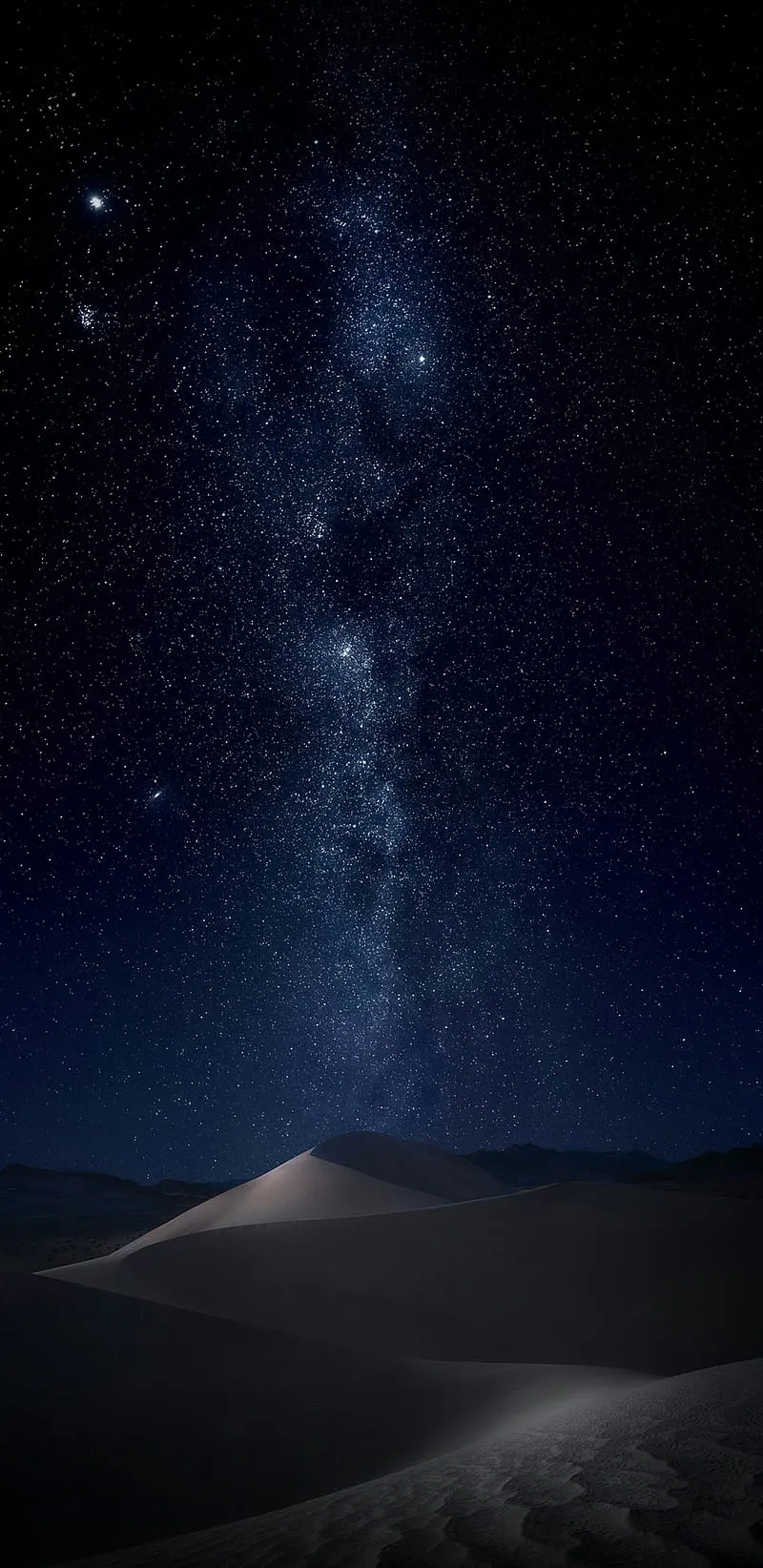 Desert, night, sky, space, HD phone wallpaper