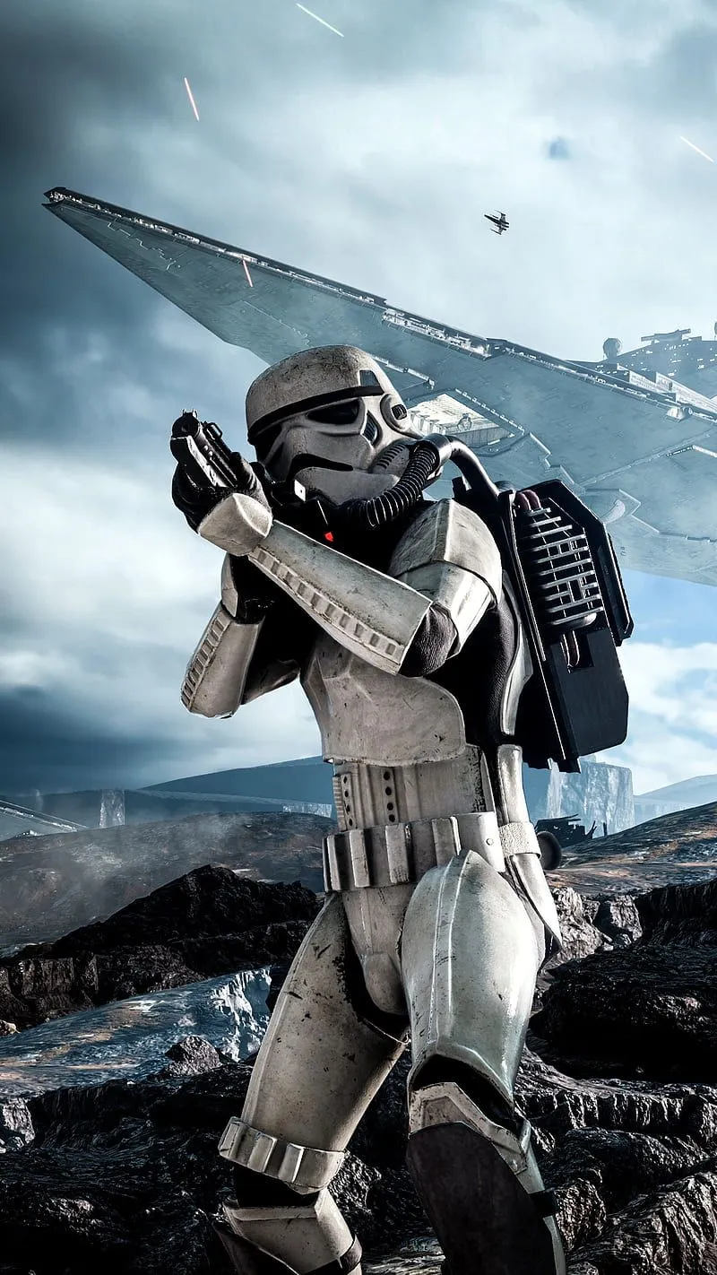 Stormtrooper, game, starwars, HD phone wallpaper