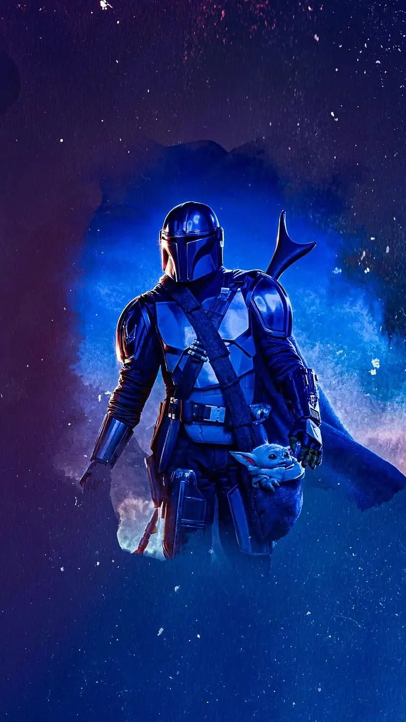 Mandalorian, legend, starwars, superhero, worrier, HD phone wallpaper