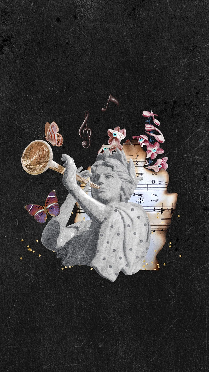 Vintage Greek Goddess phone wallpaper