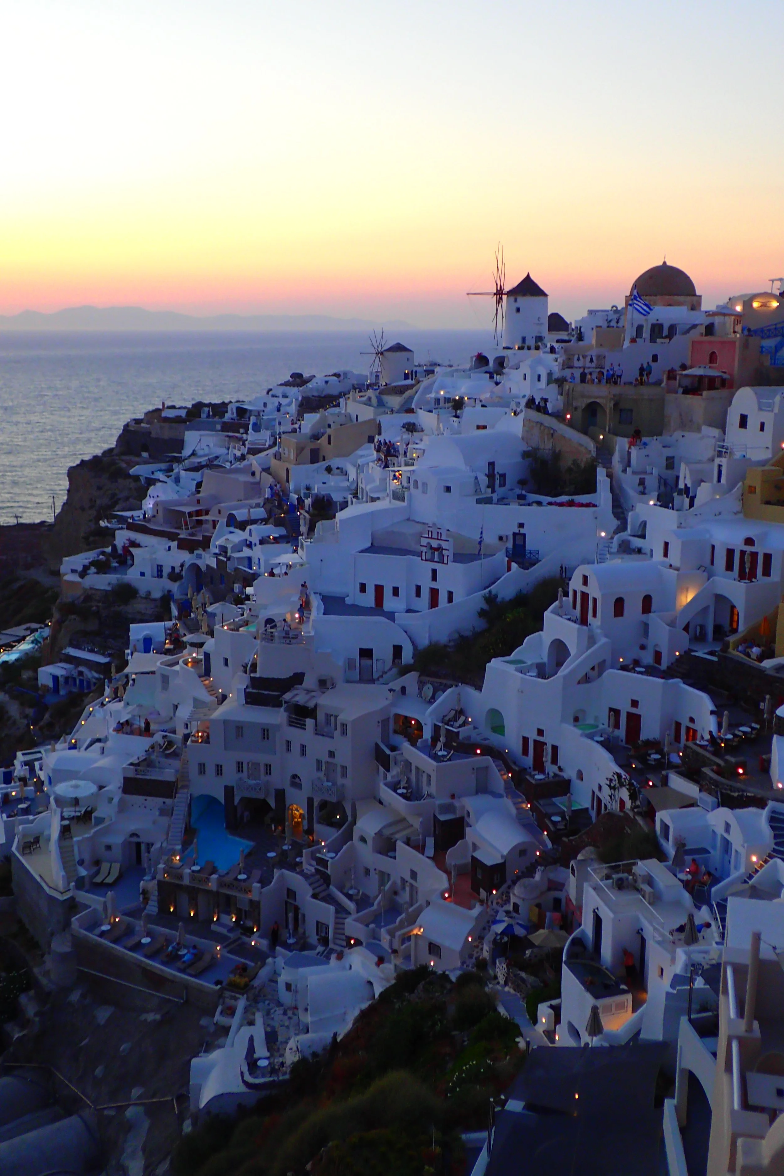 The Best No Cost Sunset Views In Oia, Santorini