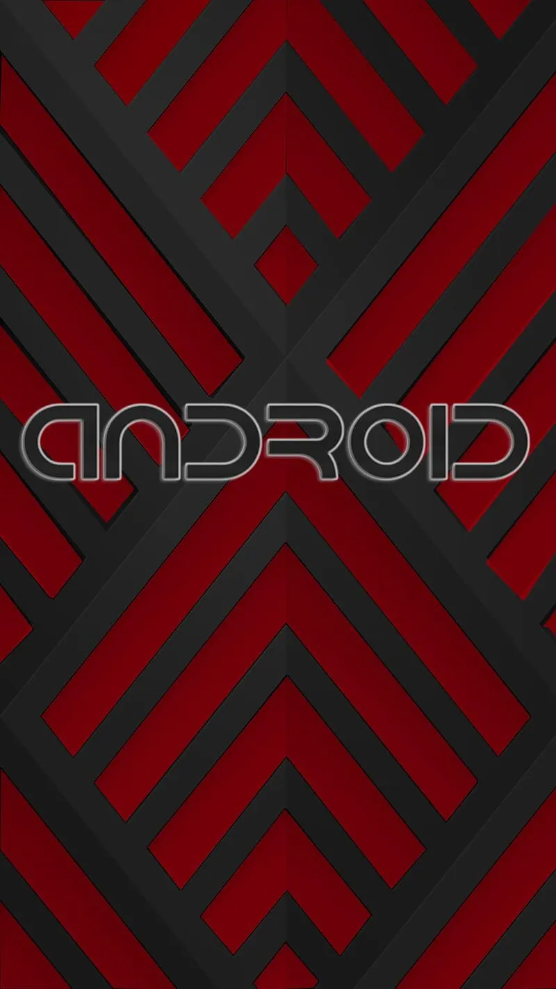Android, cool, material, red, HD phone wallpaper