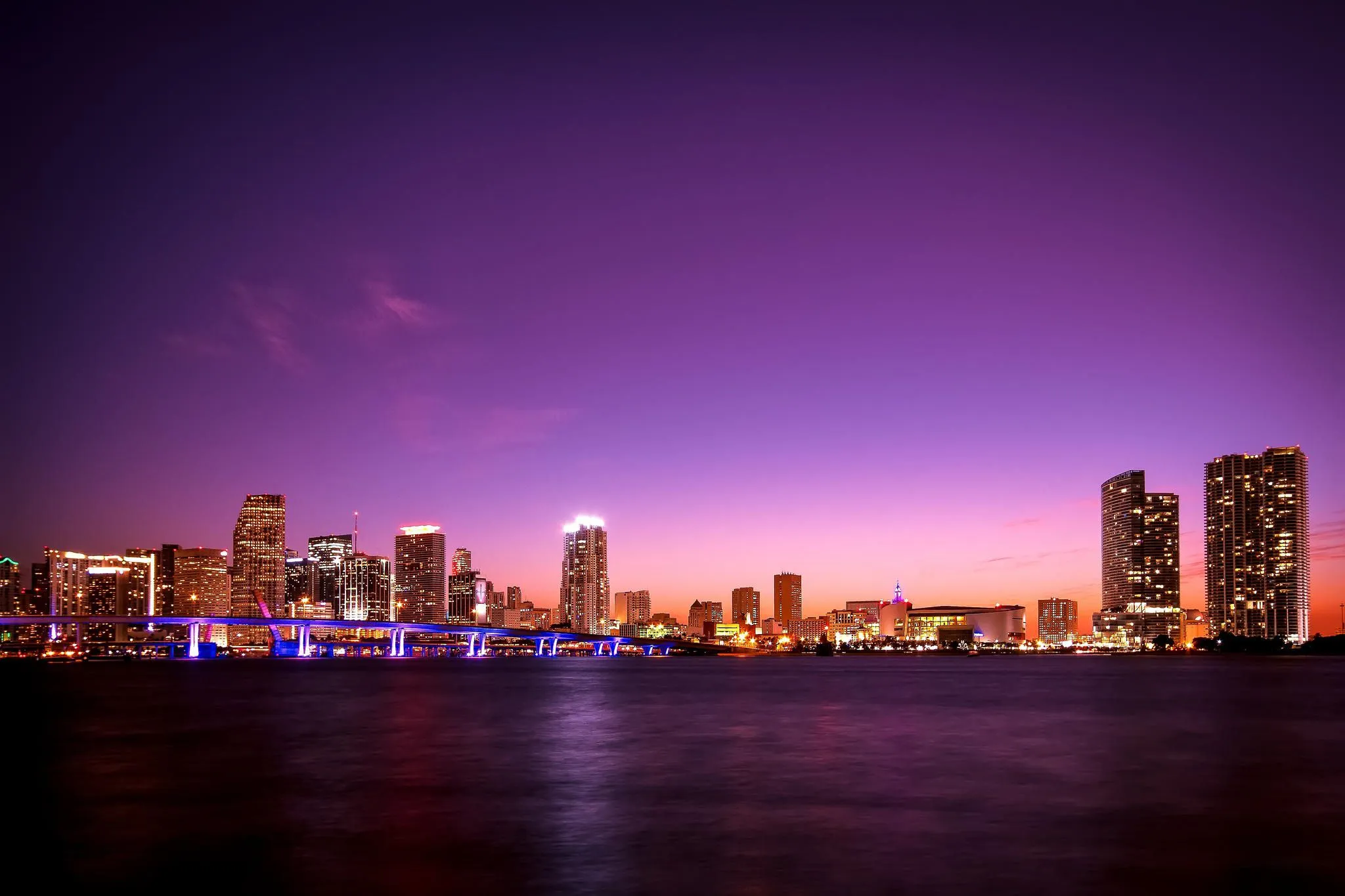 Desktop wallpaper: Miami, Florida, Man Made, Cities 4K free download for PC. 355811