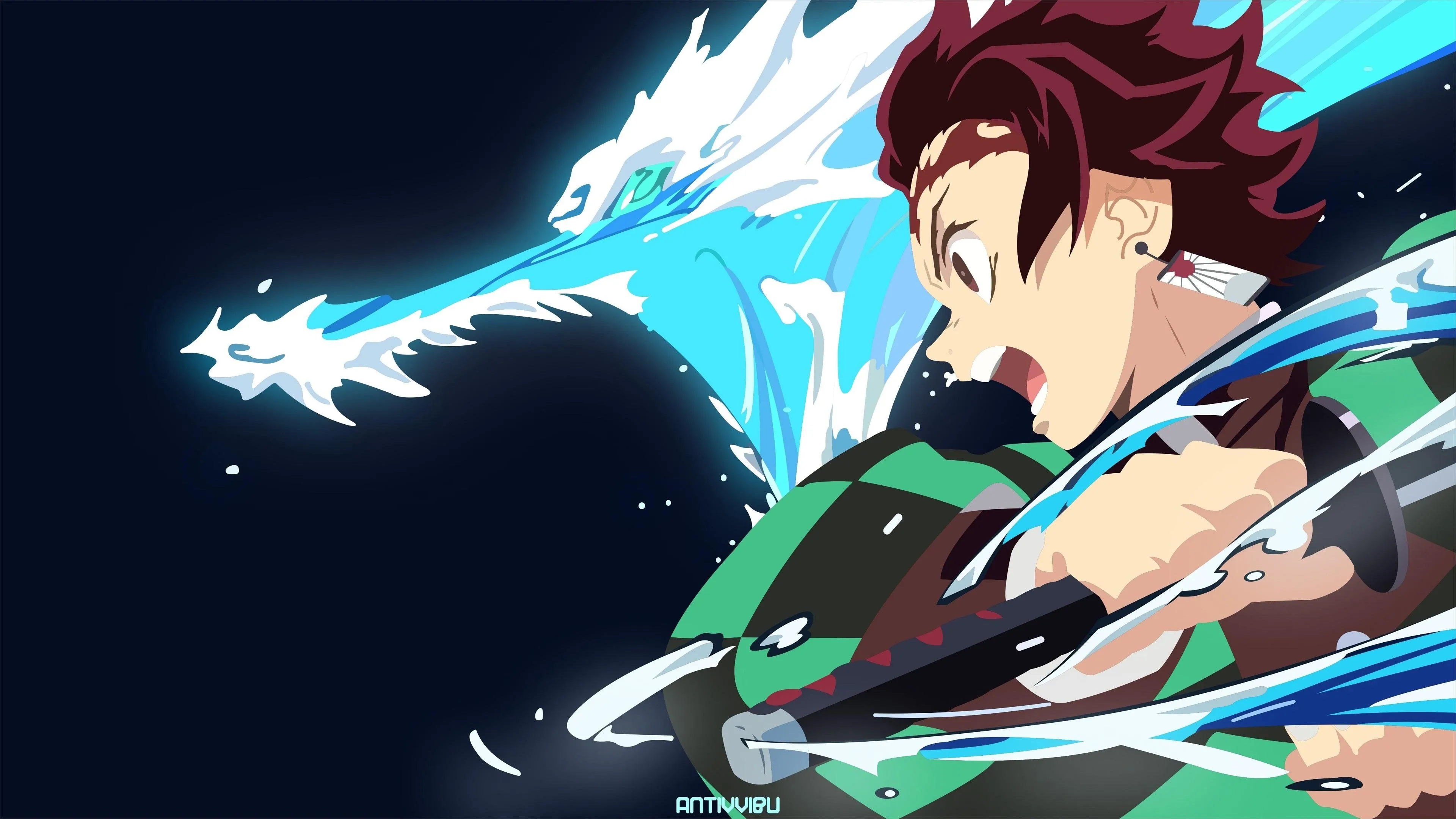 Anime Demon Slayer Background HD Wallpaper 105407