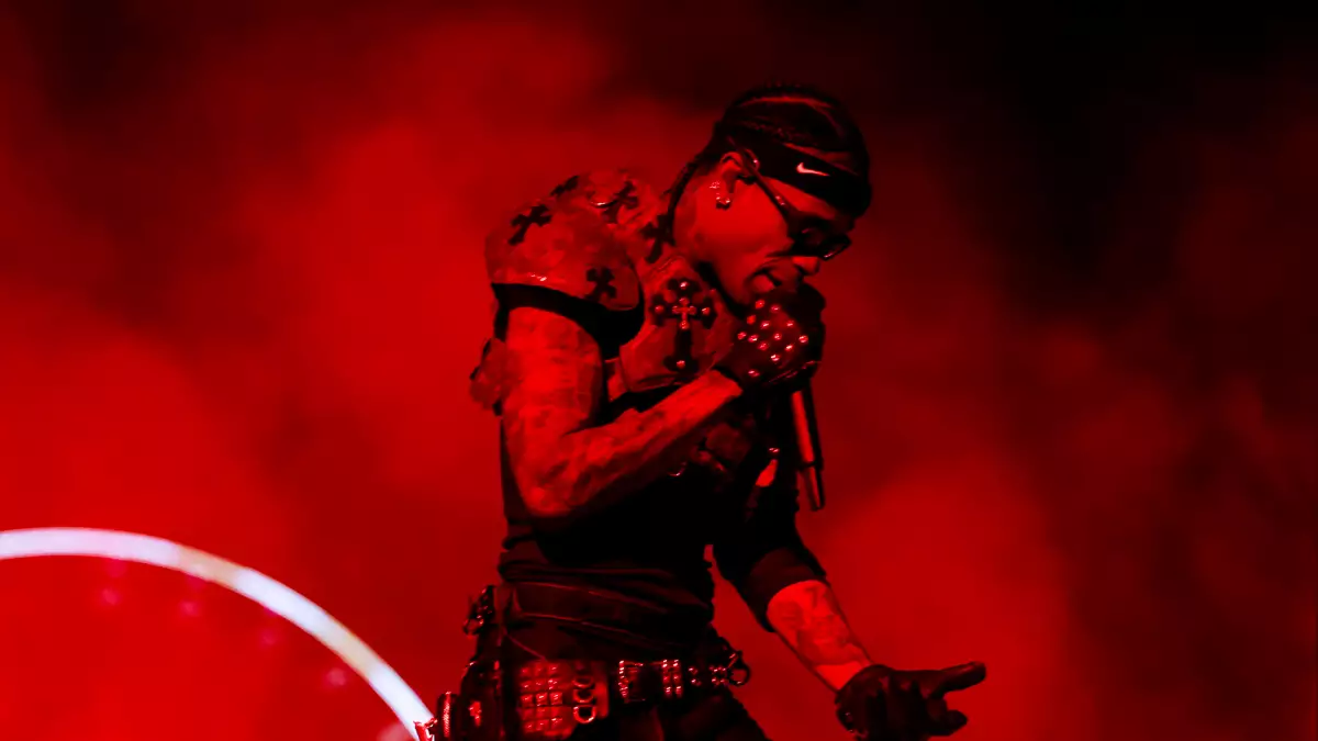 Travis Scott Debuts New Music During Gravity Defying Set At Coachella