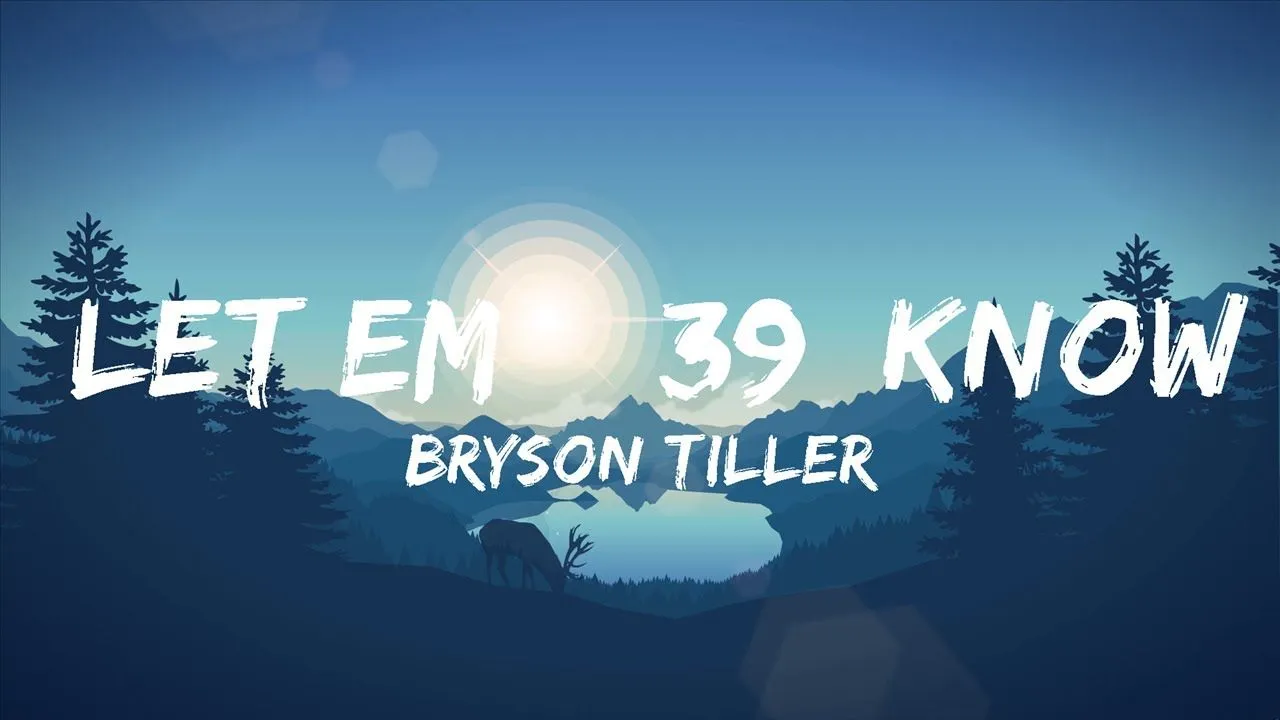 Bryson Tiller Em' Know (Lyrics)