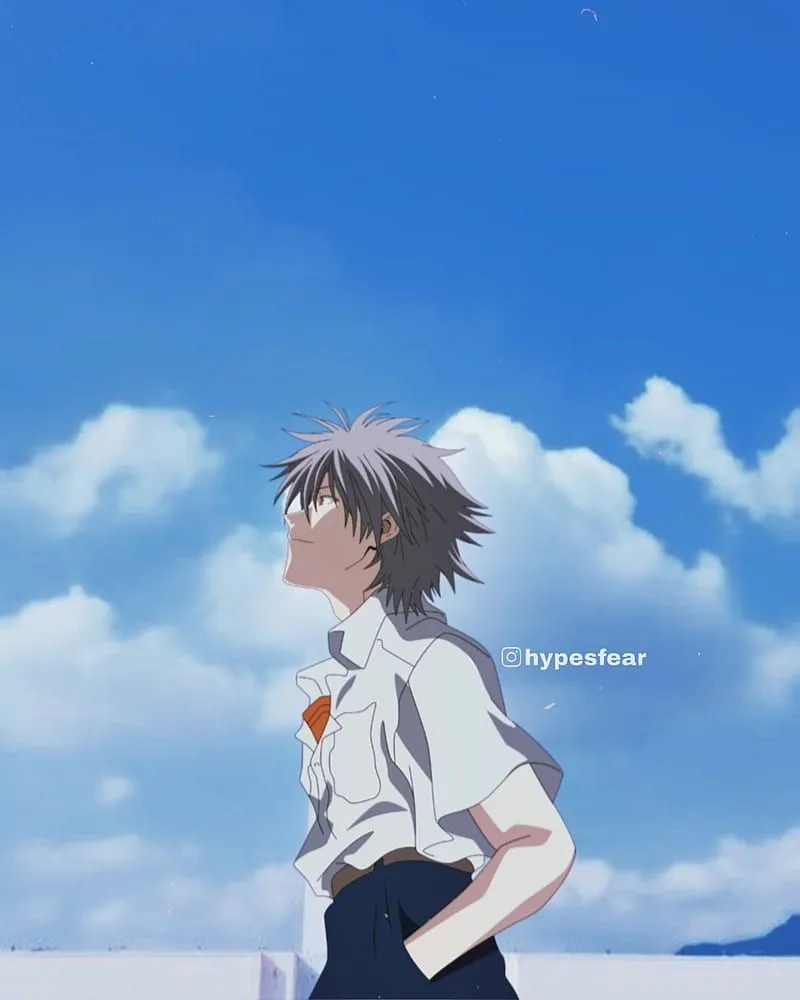 Nagisa kaworu, anime, neon genesis, neon genesis evangelion, HD phone wallpaper