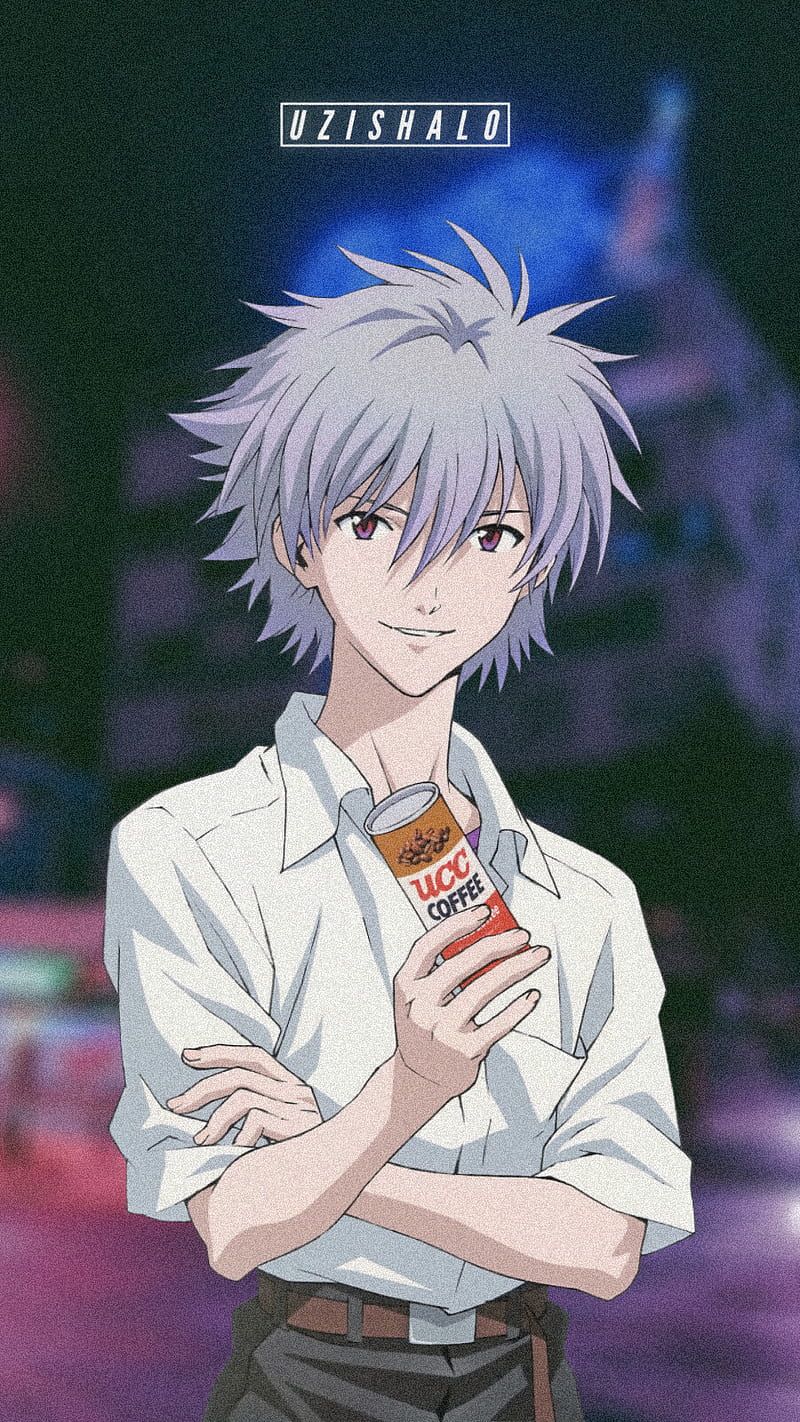 Kaworu Nagisa, aesthetic, anime, bleach, neon genesis evangelion, no, real, HD phone wallpaper