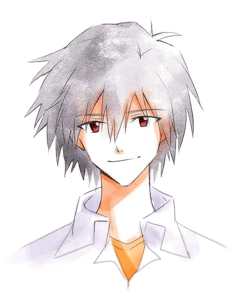 Kaworu Nagisa, anime, neon genesis evangelion, nge, HD phone wallpaper