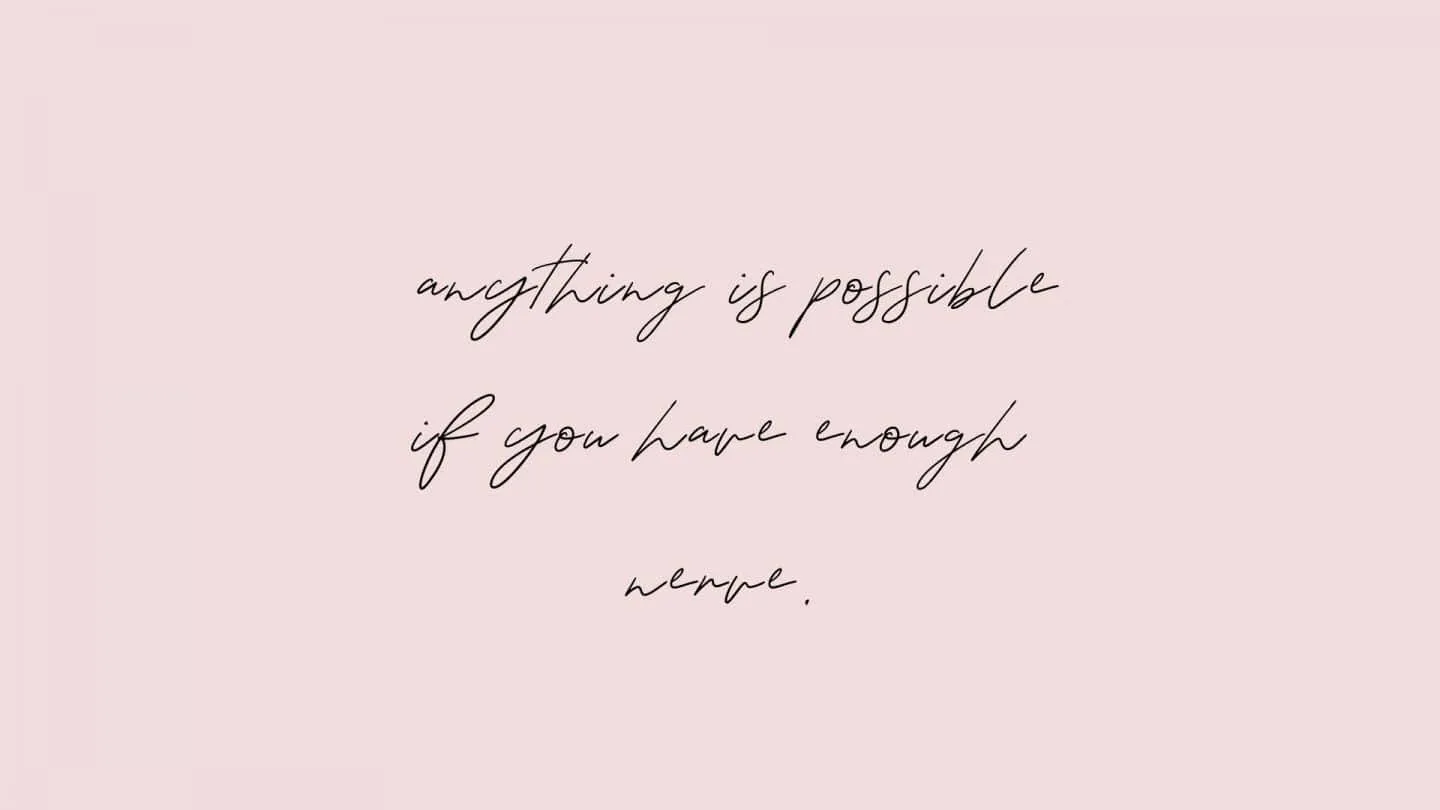 Download Pastel Pink Quote Nice Desktop Wallpaper