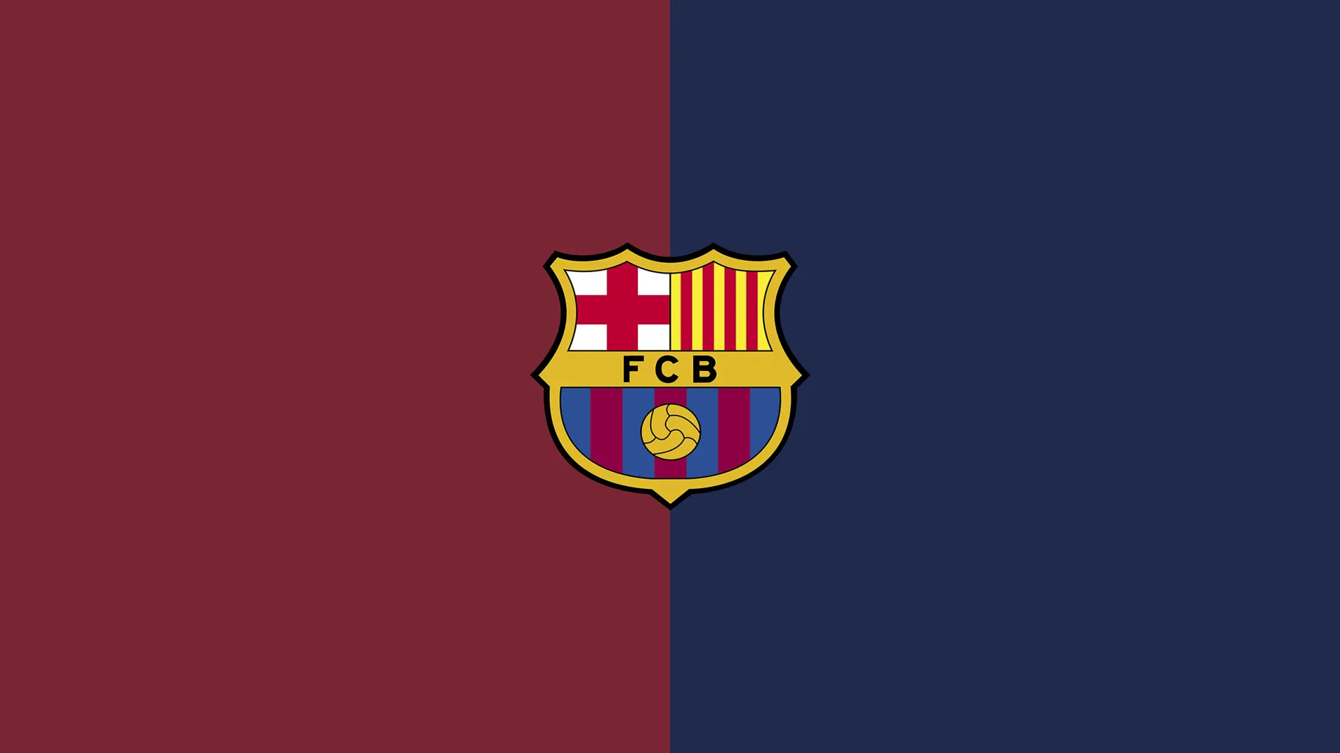 FCB Wallpaper 4K, Minimalist, FC Barcelona