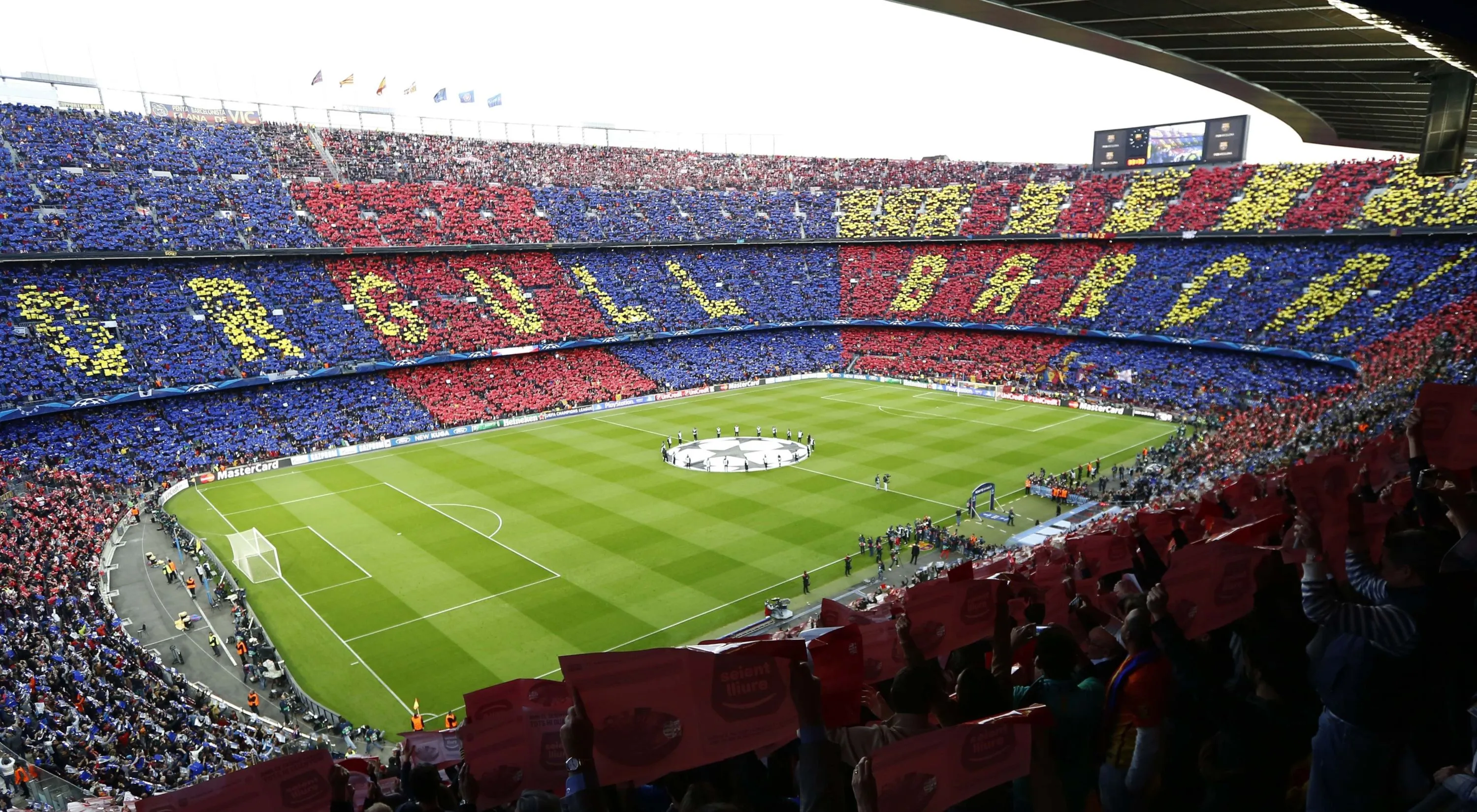 Desktop wallpaper: Fc Barcelona, Stadium, Sports, Soccer 4K free download for PC. 516992