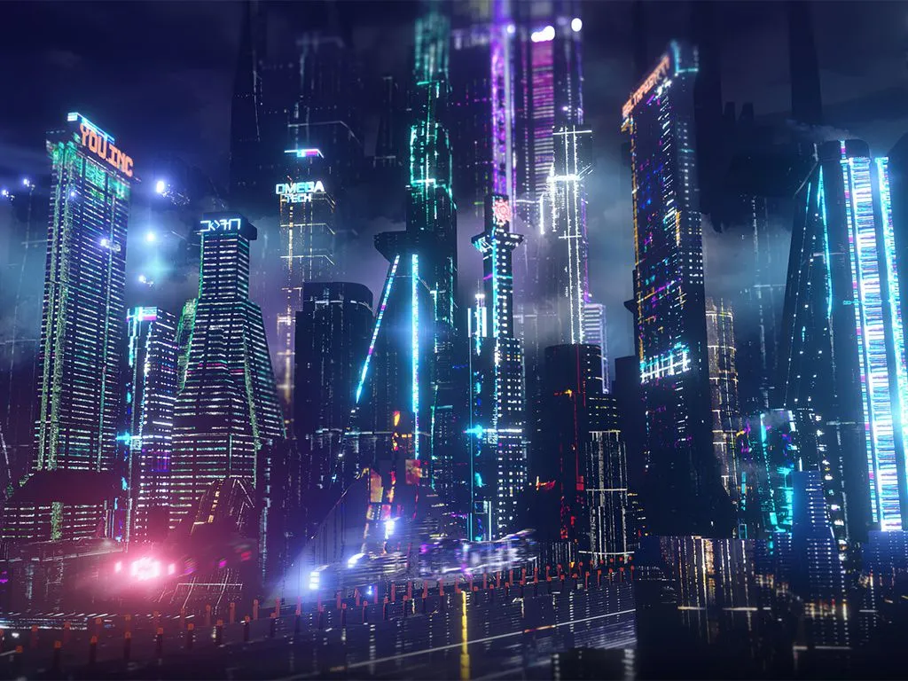 Neon City Lights 4k Wallpaper, 1024x768 Resolution HD 4k Wallpaper Image, Background, Photos and Picture