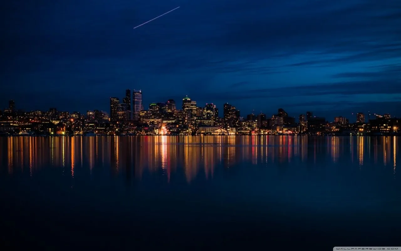 Night City Lights 4K UHD Wallpaper for UltraHD Desktop and TV, Widescreen and UltraWide Display, Smartphone and Tablet Devices