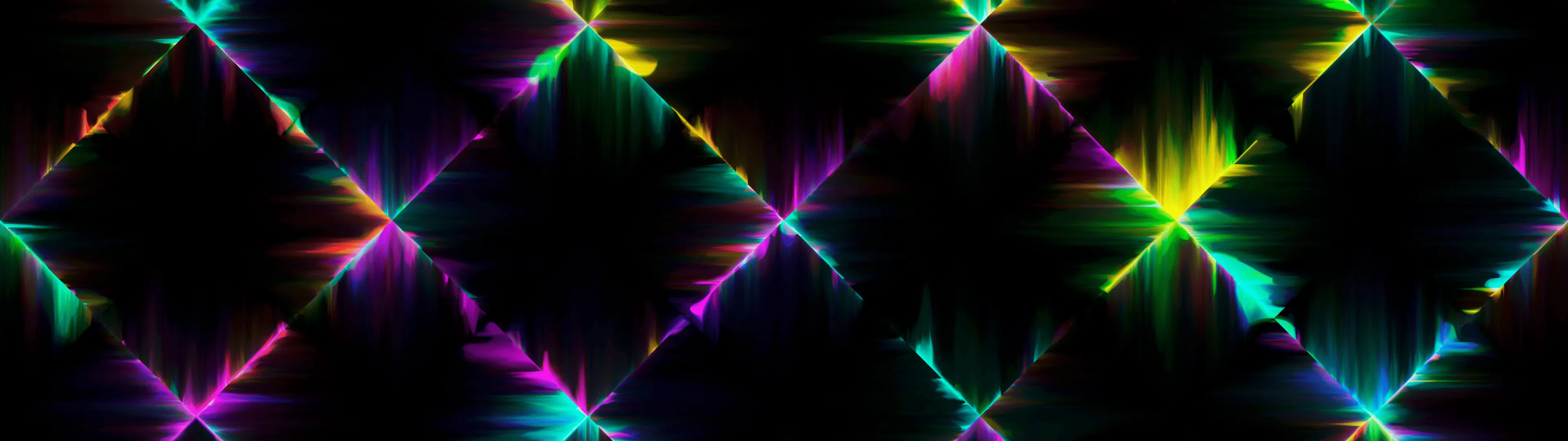 Neon Lights Wallpaper 4K, Colorful, Black background