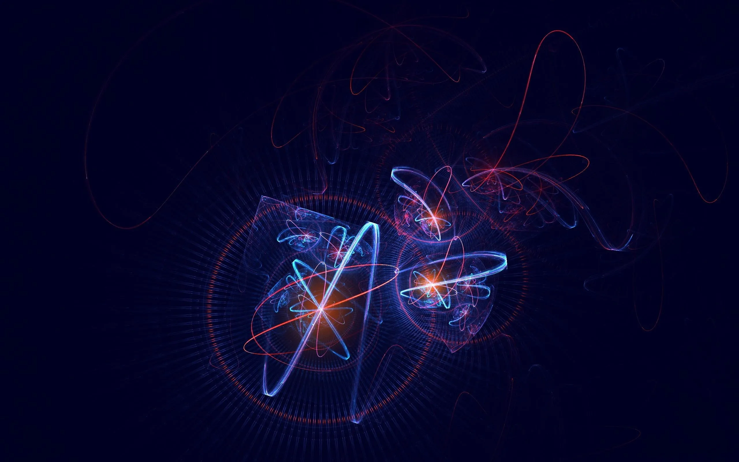 Plexus, Background, Dark, Neon HD wallpaper