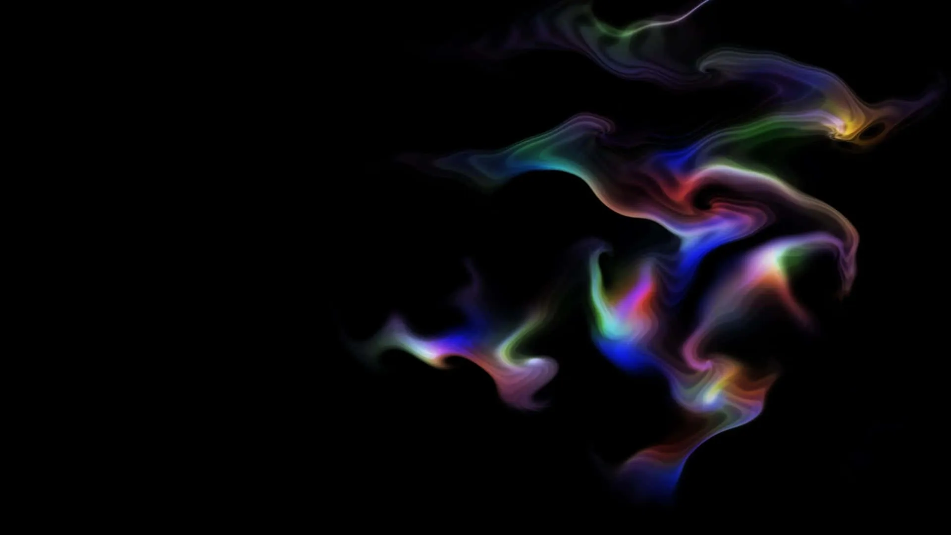 Download A gorgeous view of light blue and black neon lighting up the night sky Wallpaper