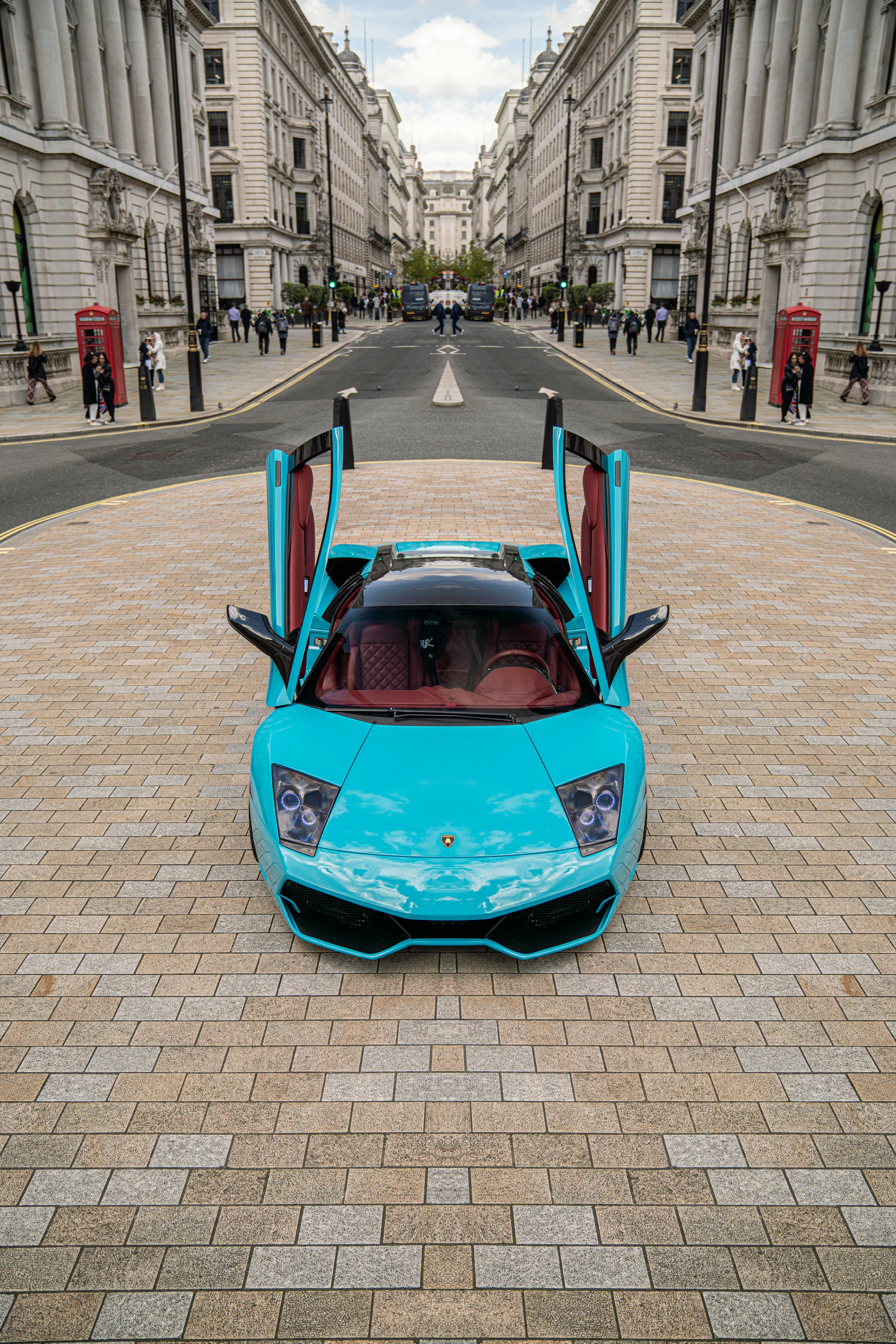 Lamborghini Murcielago in Vibrant Miami Blue · Free