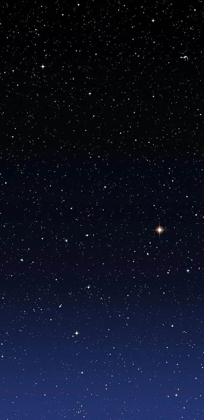 Blue Stars, gradient, space, star, HD phone wallpaper