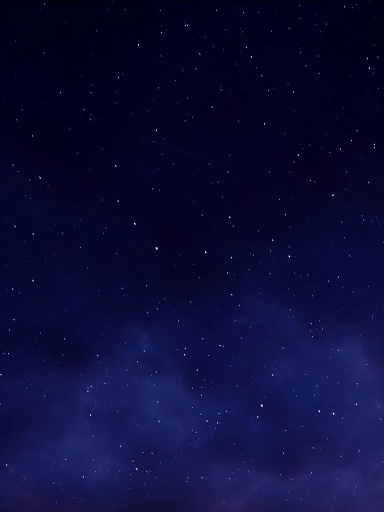Stars in dark blue sky 5K Wallpaper