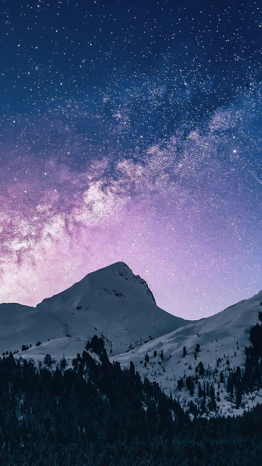 Night Sky, Stars, Comet, Mountains phone, , Background, and, Winter Night Sky iPhone HD phone wallpaper