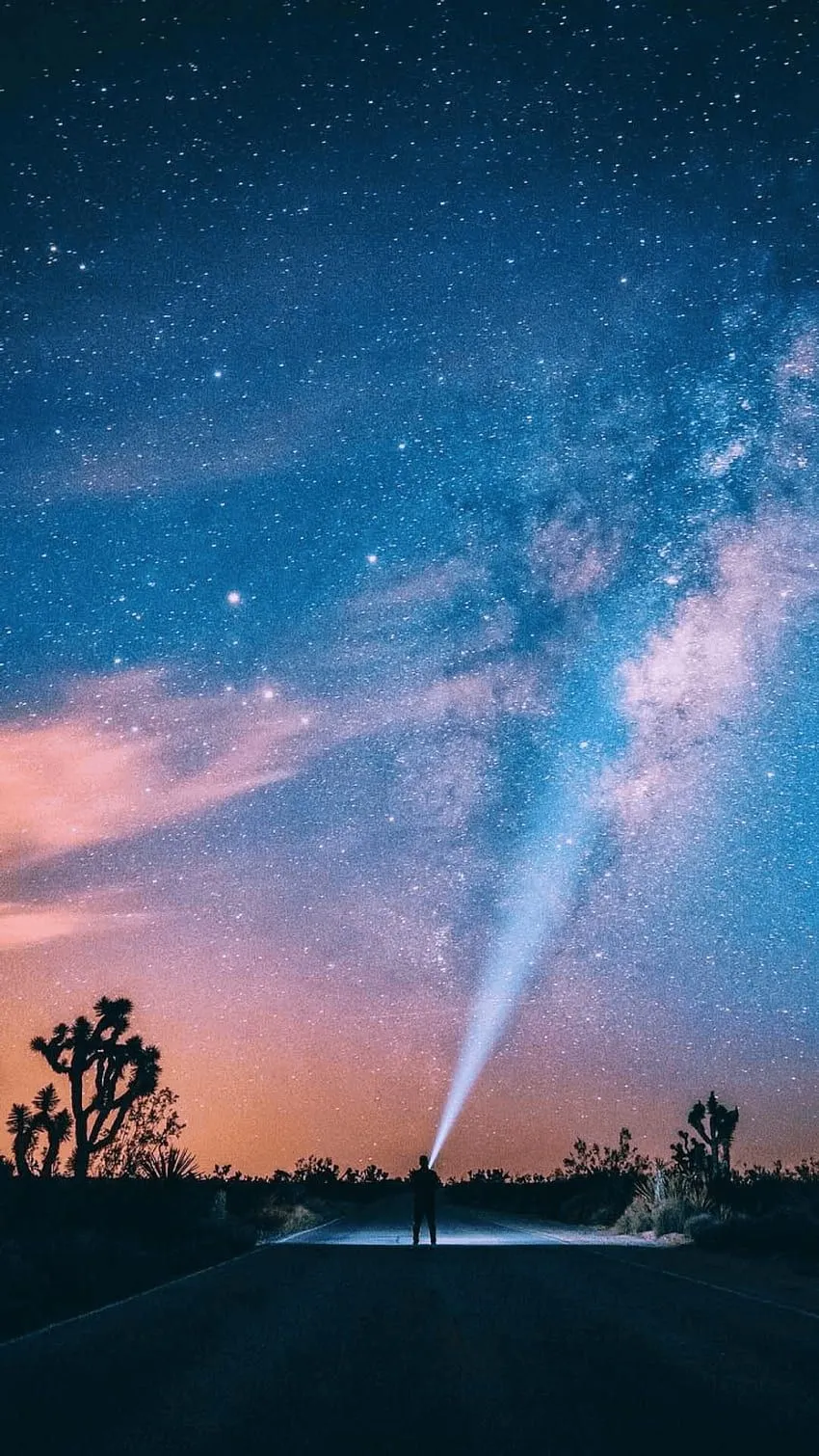 Phone Stars Nebula Night Night Background HD phone wallpaper