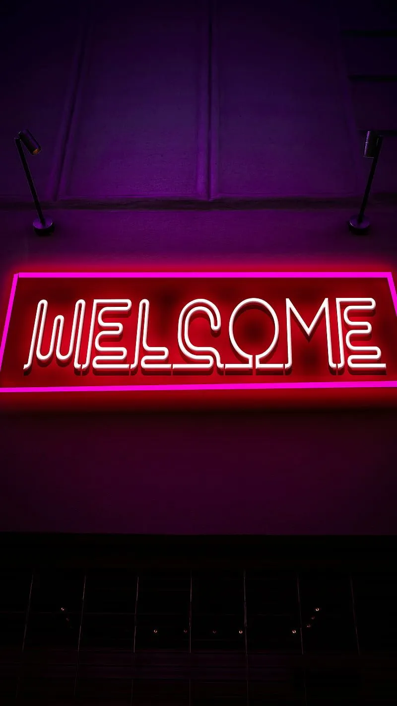 Welcome Neon. Art, colors, lights, HD phone wallpaper