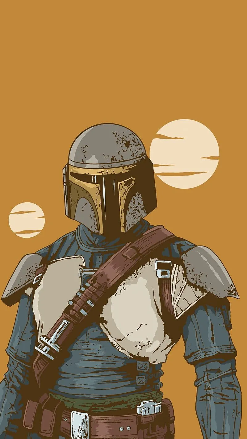 Mando, baby yoda, star wars, the mandalorian, HD phone wallpaper