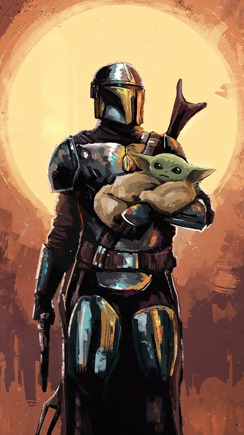 Epadurango: The Mandalorian Phone / The Mandalorian Android Cave, The mandalorian, star wars, science fiction, bounty hunter, the mandalorian iphone HD phone wallpaper