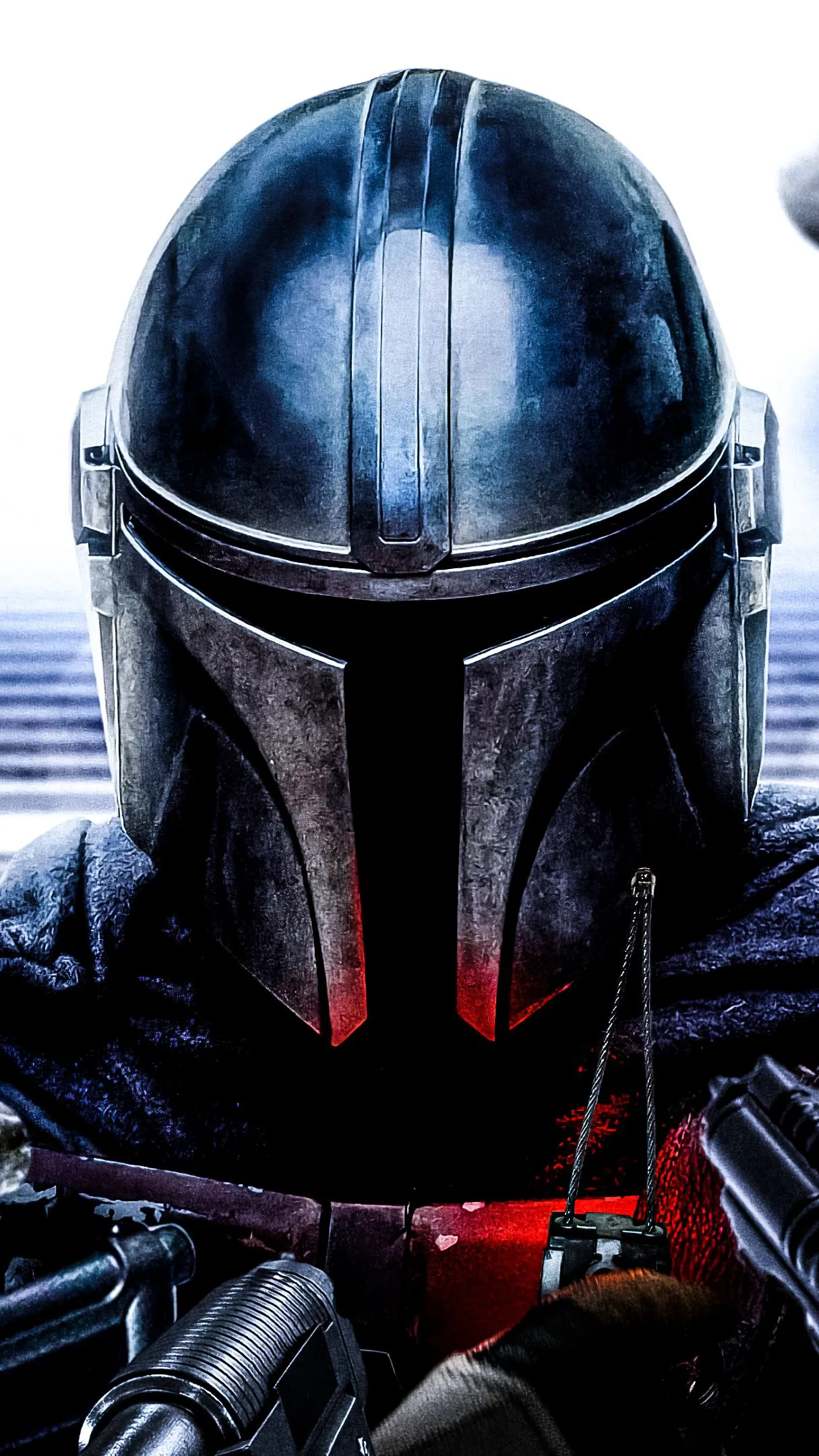 Wallpaper Mandalorian Weapons Art, The Mandalorian, Art, Painting, Canvas, Background Free Image