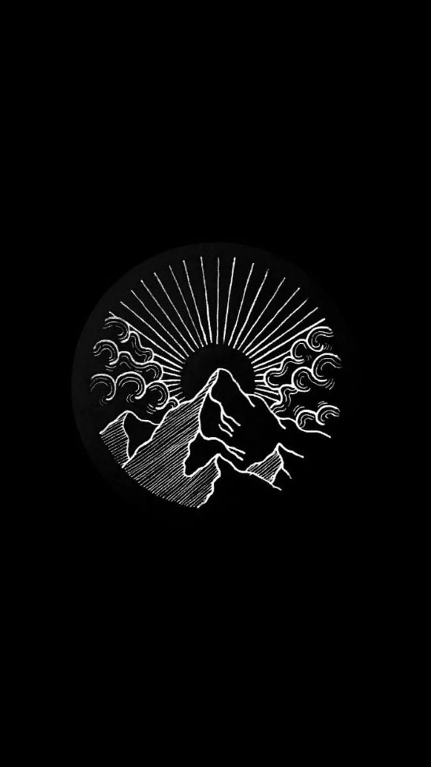 Dark Aesthetic Minimalist Mobile Full, Minimalist Cell Phone HD phone wallpaper