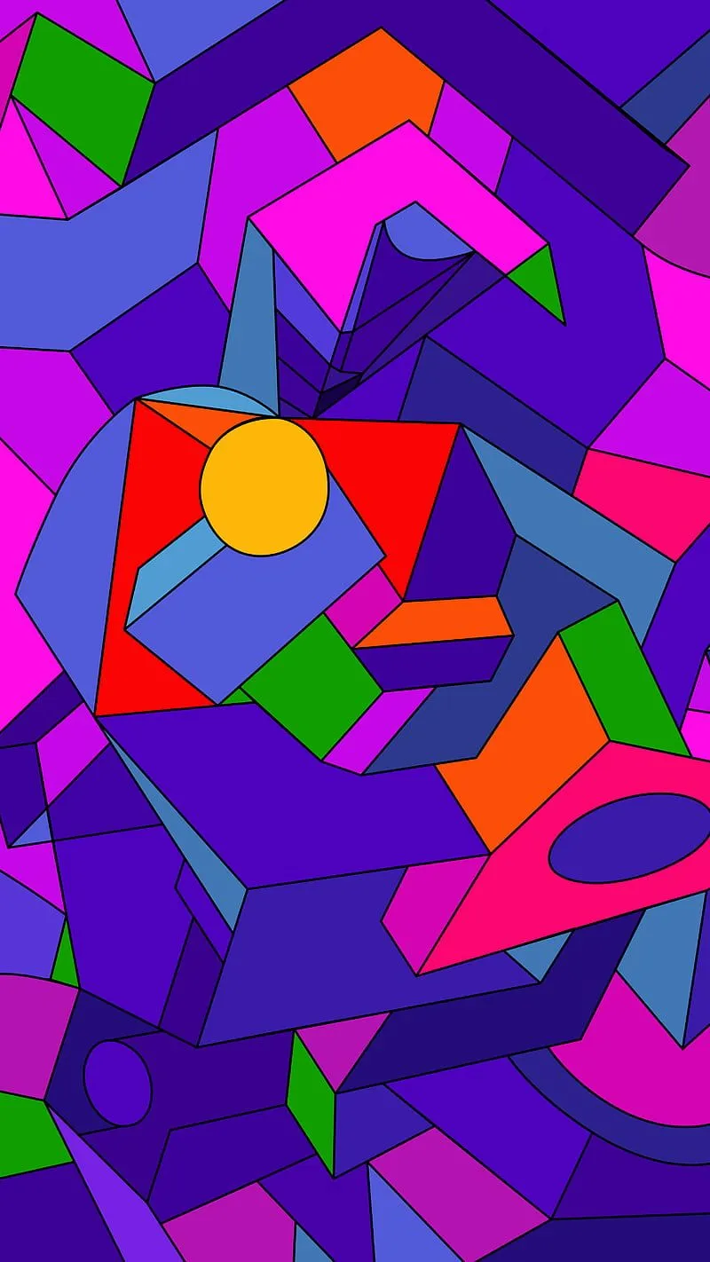 Colorful abstraction, Colourful, Divin, Vibrant, abstract, art, background, blue, HD phone wallpaper