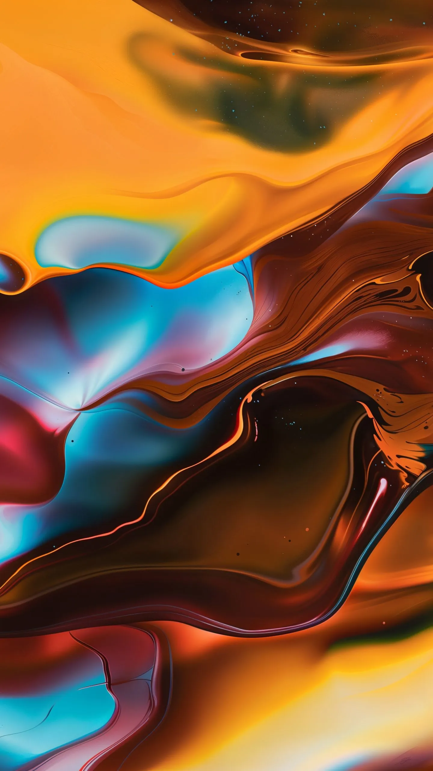 Colorful abstract Wallpaper 4K, Fluid art, Abstract background