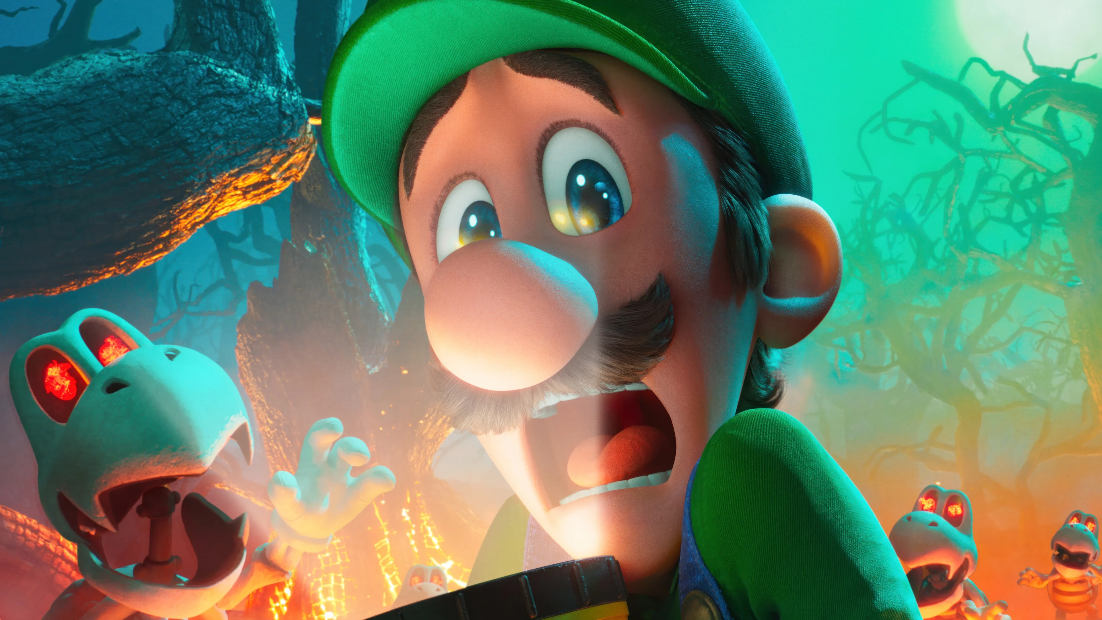 Luigi The Super Mario Bros Wallpaper 4K for Desktop