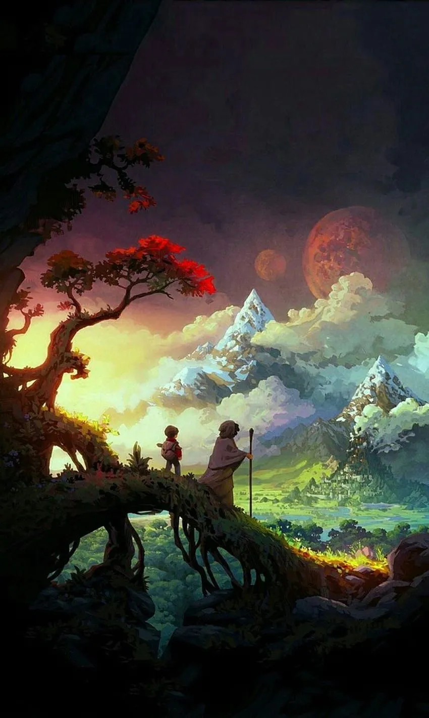 Fantasy Phone, art mobile HD phone wallpaper