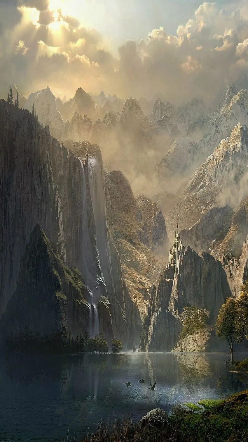 Fantasy / Landscape Mobile Landscape HD phone wallpaper